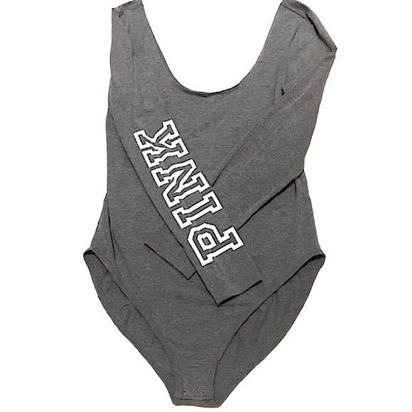 🆕🔥PINK BY VS SUPER FREAKING CUTE&STYLISH&COMFY FITTED LONG SLEEVE BODY SUIT - Picture 4 of 10